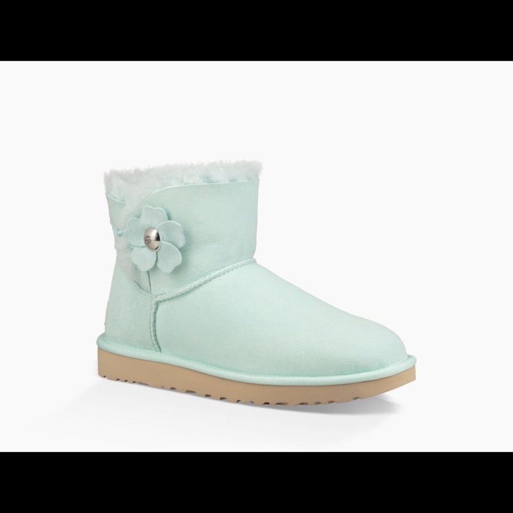 UGG MINI BAILEY BUTTON POPPY - Picture 2 of 7